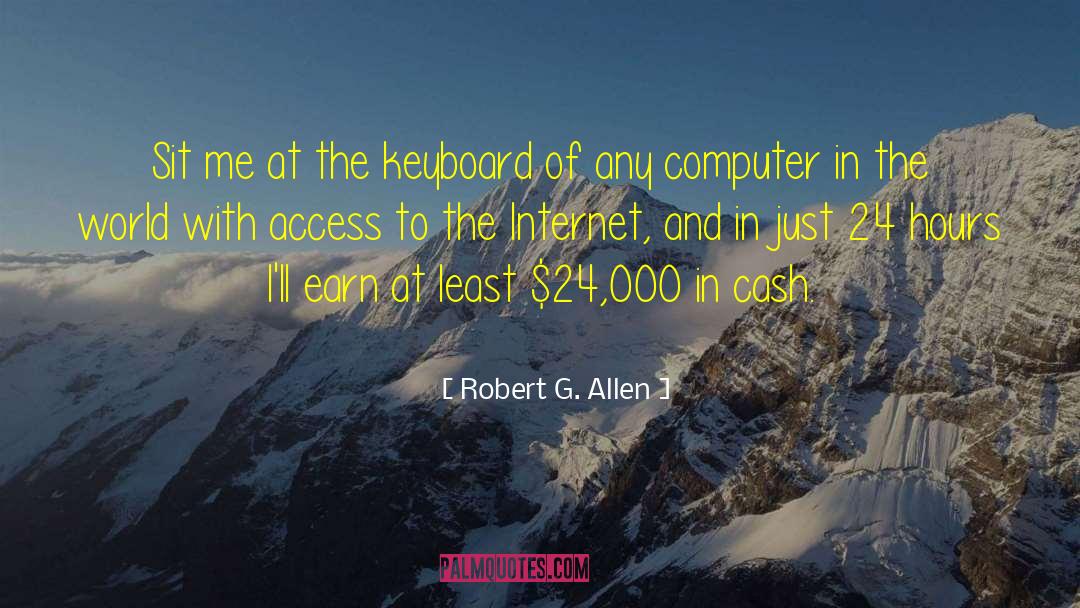 Keyboards quotes by Robert G. Allen