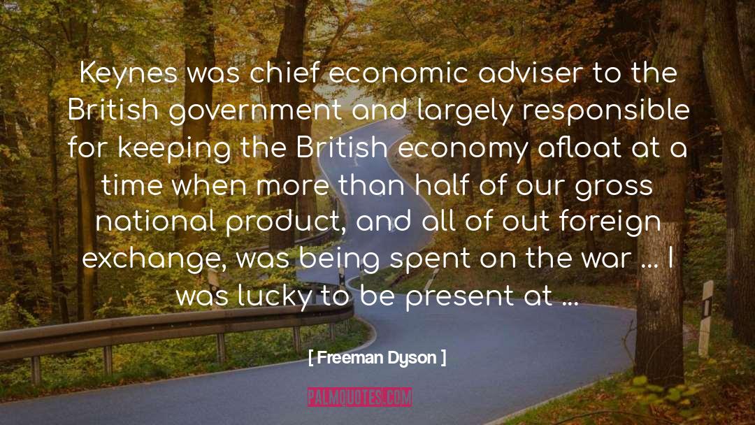 Keynes quotes by Freeman Dyson