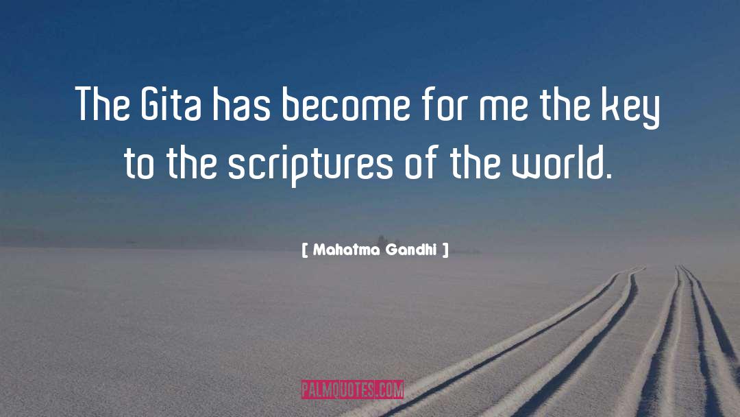 Keys To The Repository quotes by Mahatma Gandhi