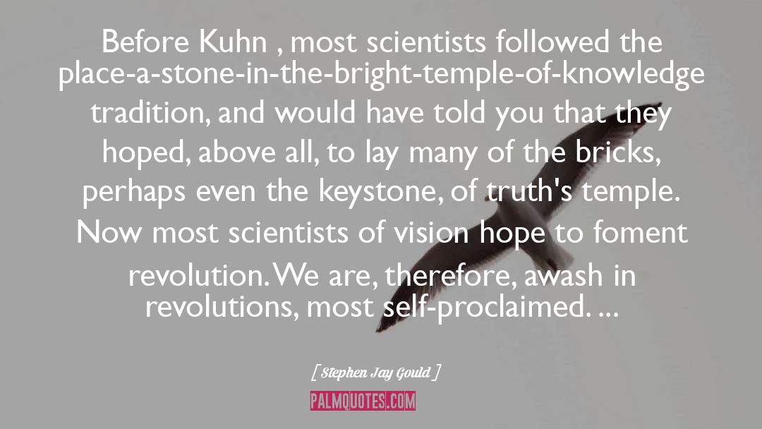 Keystone quotes by Stephen Jay Gould