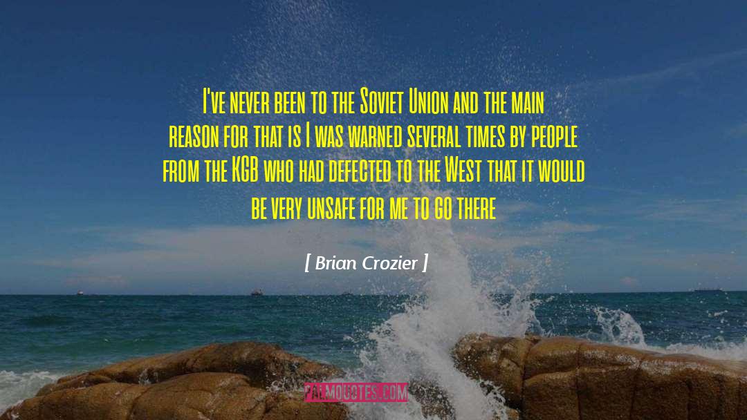 Kgb quotes by Brian Crozier
