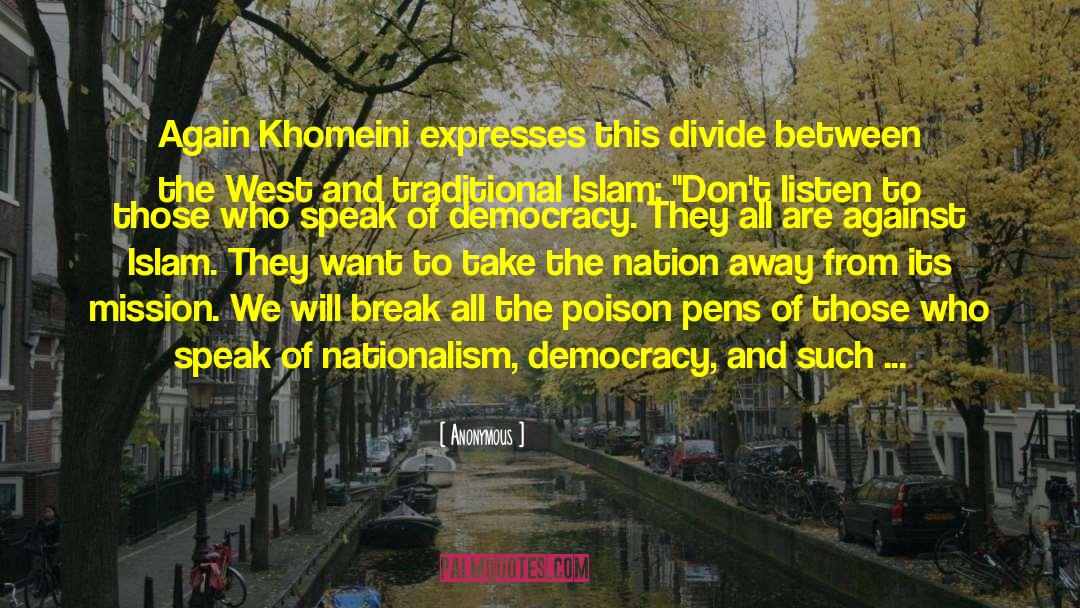 Khomeini quotes by Anonymous