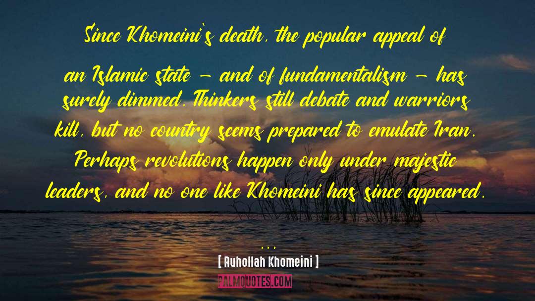 Khomeini quotes by Ruhollah Khomeini