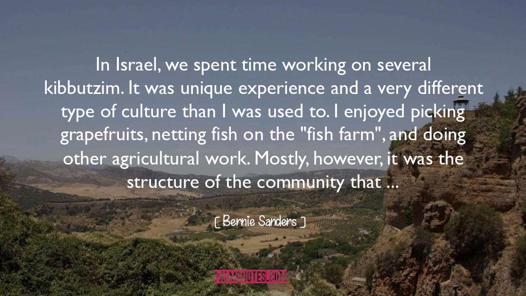 Kibbutz quotes by Bernie Sanders