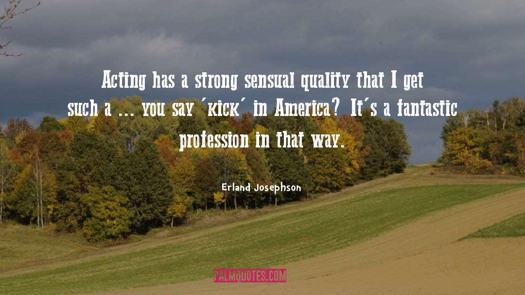 Kick In quotes by Erland Josephson