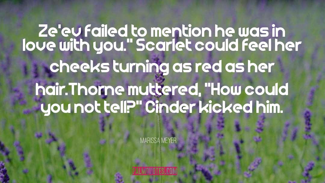 Kicked quotes by Marissa Meyer