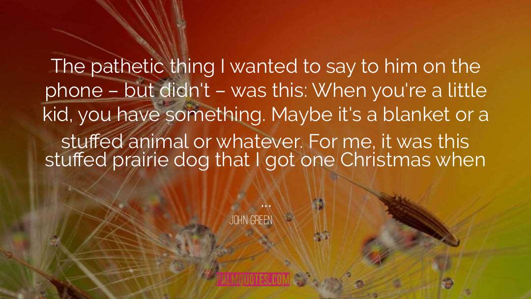 Kid And Dog quotes by John Green