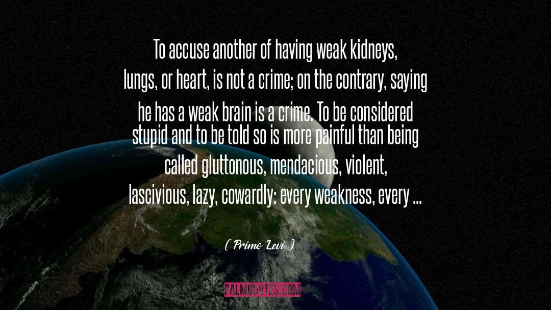 Kidneys quotes by Primo Levi