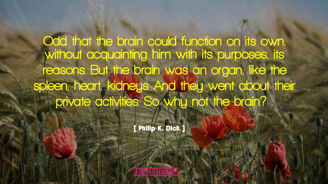 Kidneys quotes by Philip K. Dick