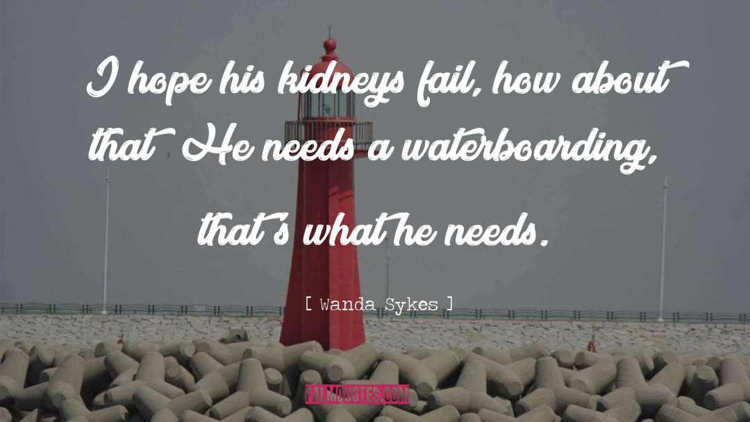 Kidneys quotes by Wanda Sykes