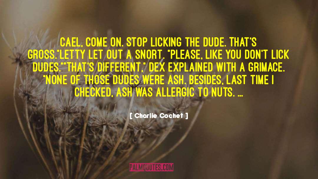 Kids Allergic To Mosquito quotes by Charlie Cochet