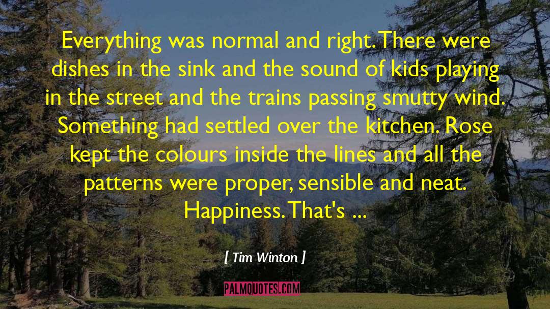 Kids Playing quotes by Tim Winton