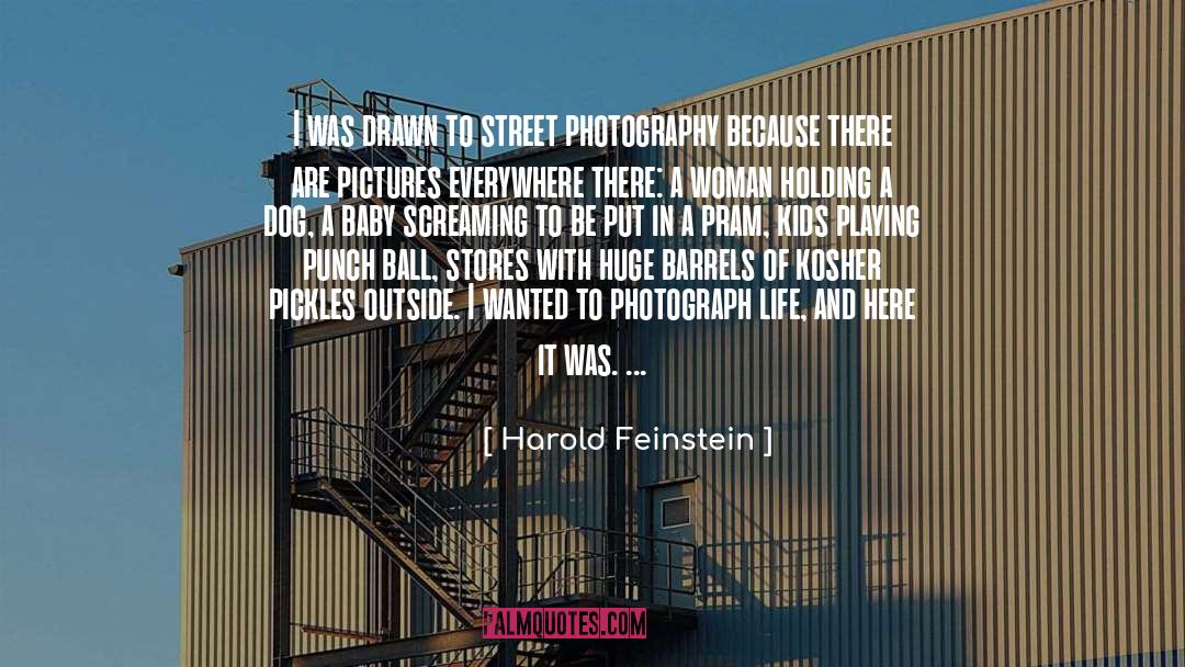 Kids Playing quotes by Harold Feinstein