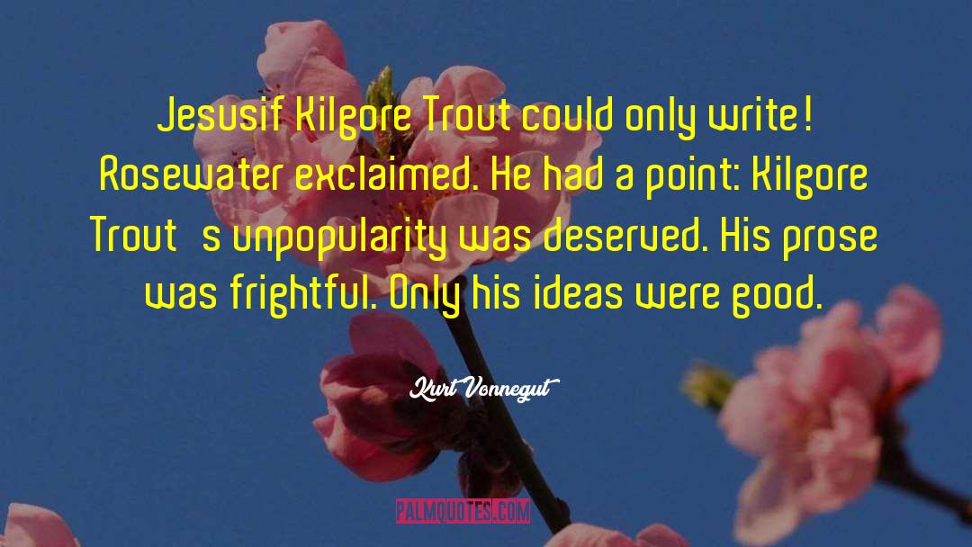 Kilgore Blackboard quotes by Kurt Vonnegut