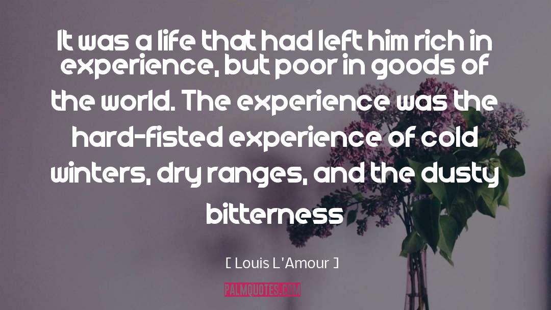 Kilian Experience quotes by Louis L'Amour