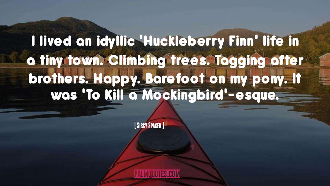 Kill A Mockingbird Novel quotes by Sissy Spacek