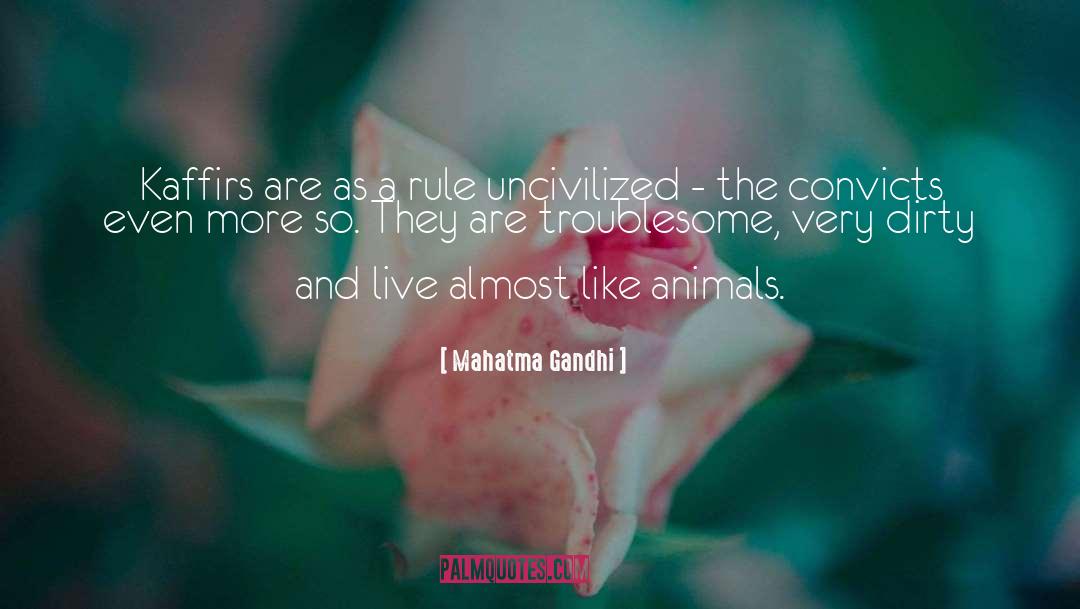 Killer Animals quotes by Mahatma Gandhi