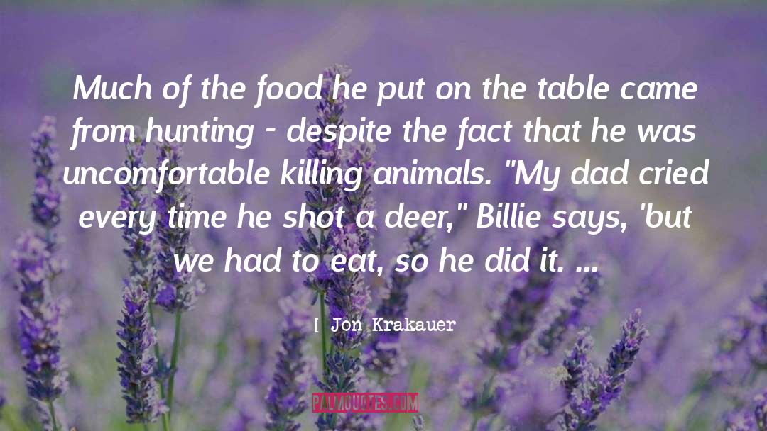 Killing Animals quotes by Jon Krakauer