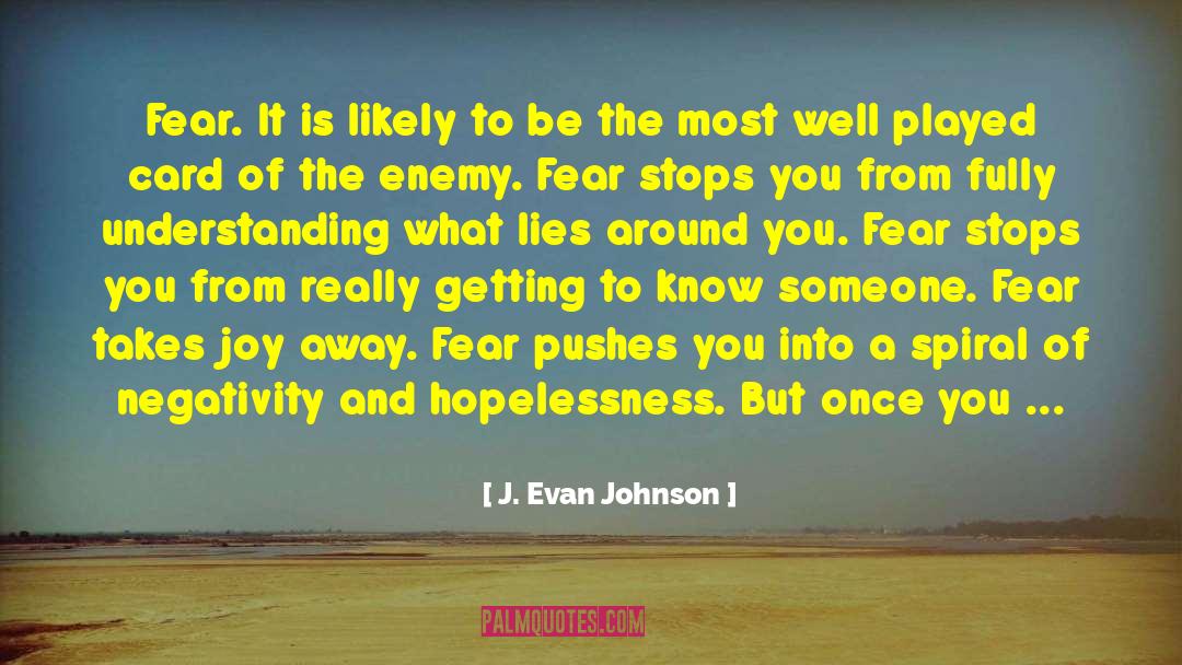 Killing Someone quotes by J. Evan Johnson