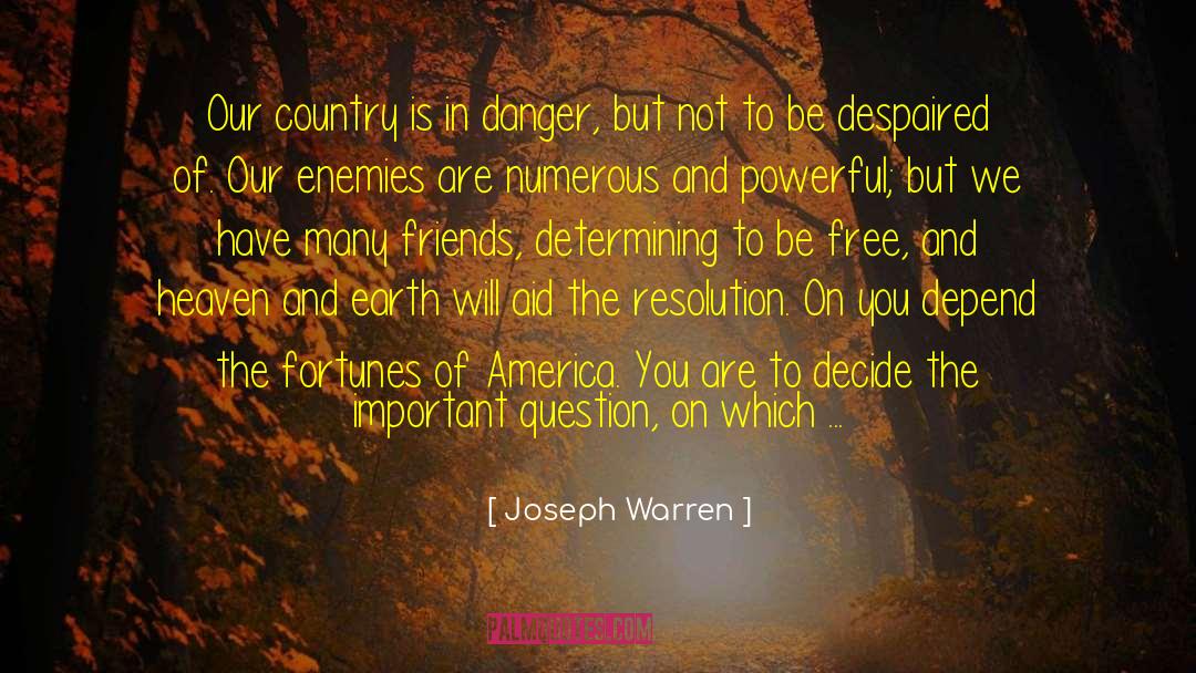 Kilorn Warren quotes by Joseph Warren