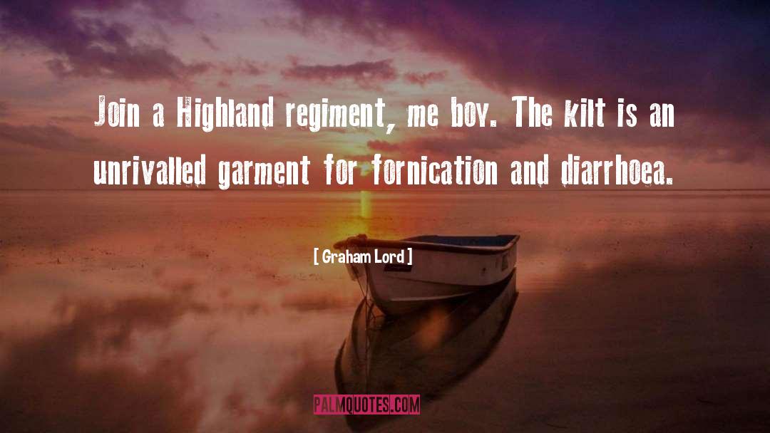 Kilt quotes by Graham Lord