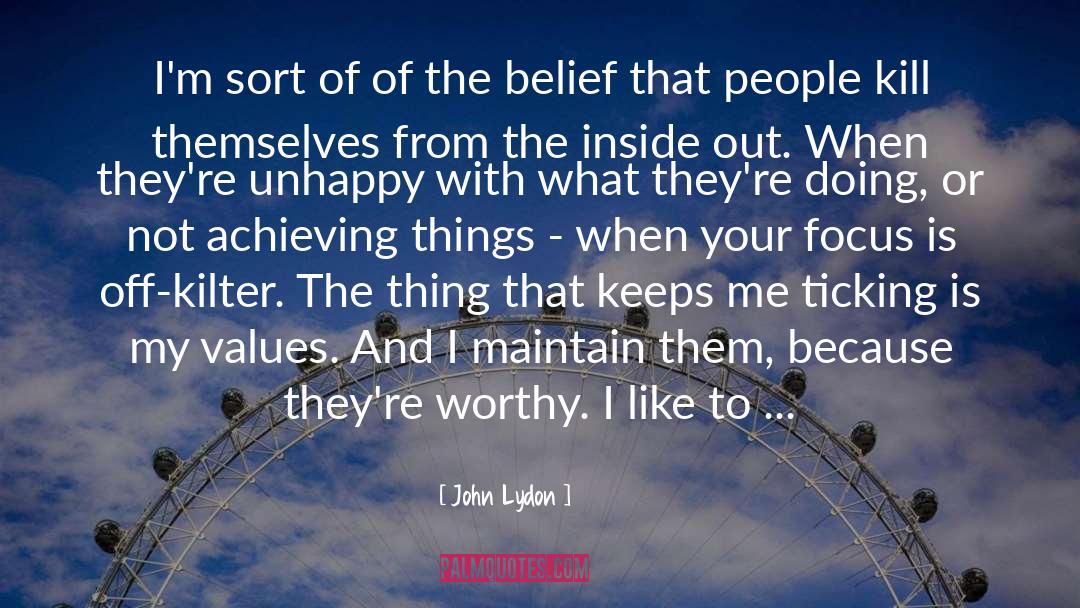 Kilter quotes by John Lydon