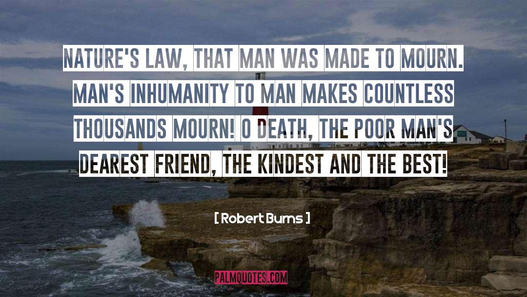 Kindest quotes by Robert Burns