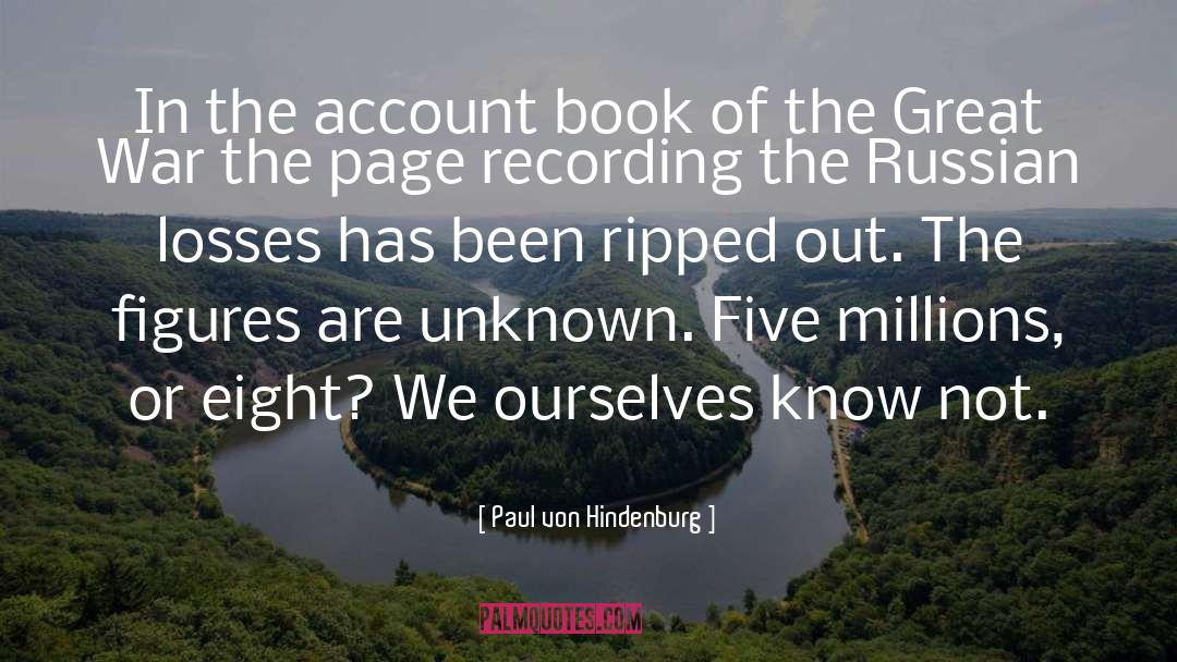 Kindle Book quotes by Paul Von Hindenburg