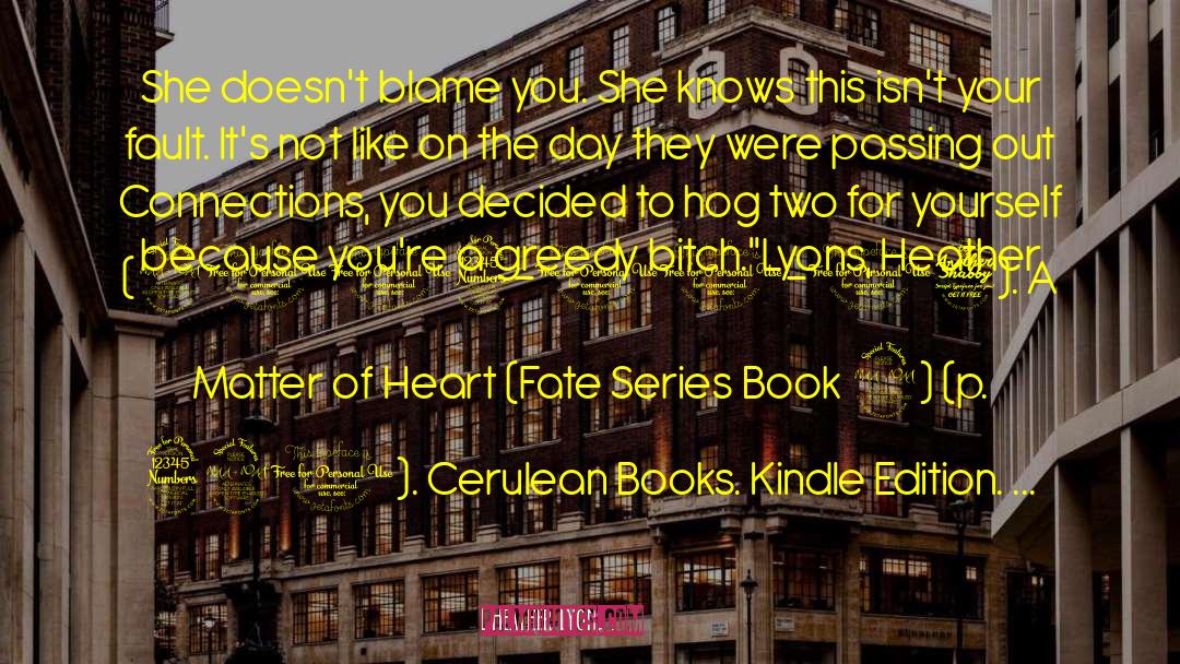 Kindle quotes by Heather Lyons