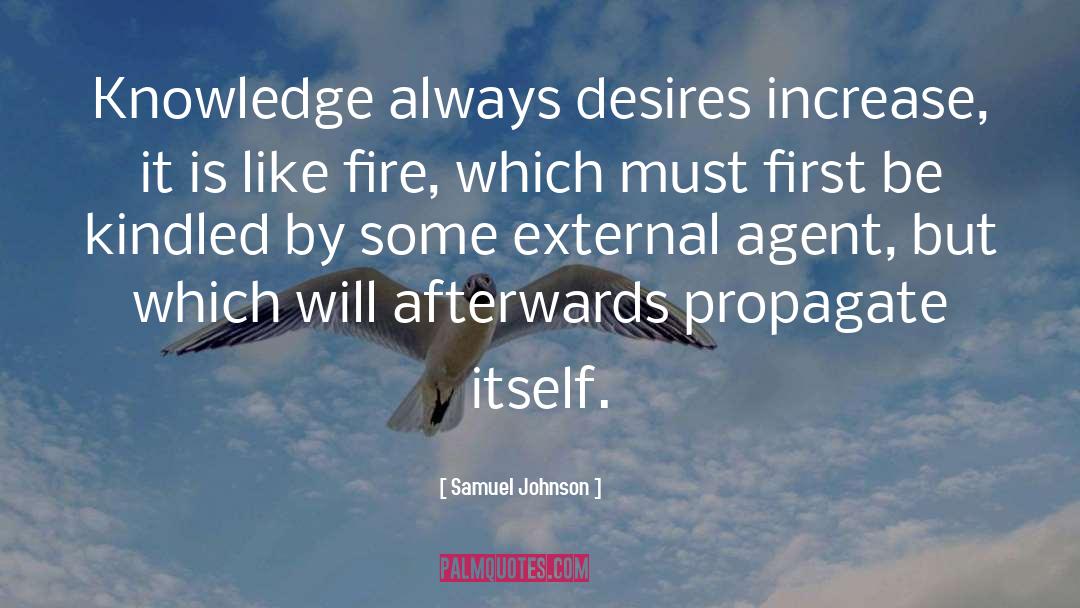 Kindled quotes by Samuel Johnson