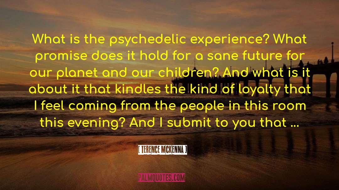 Kindles quotes by Terence McKenna