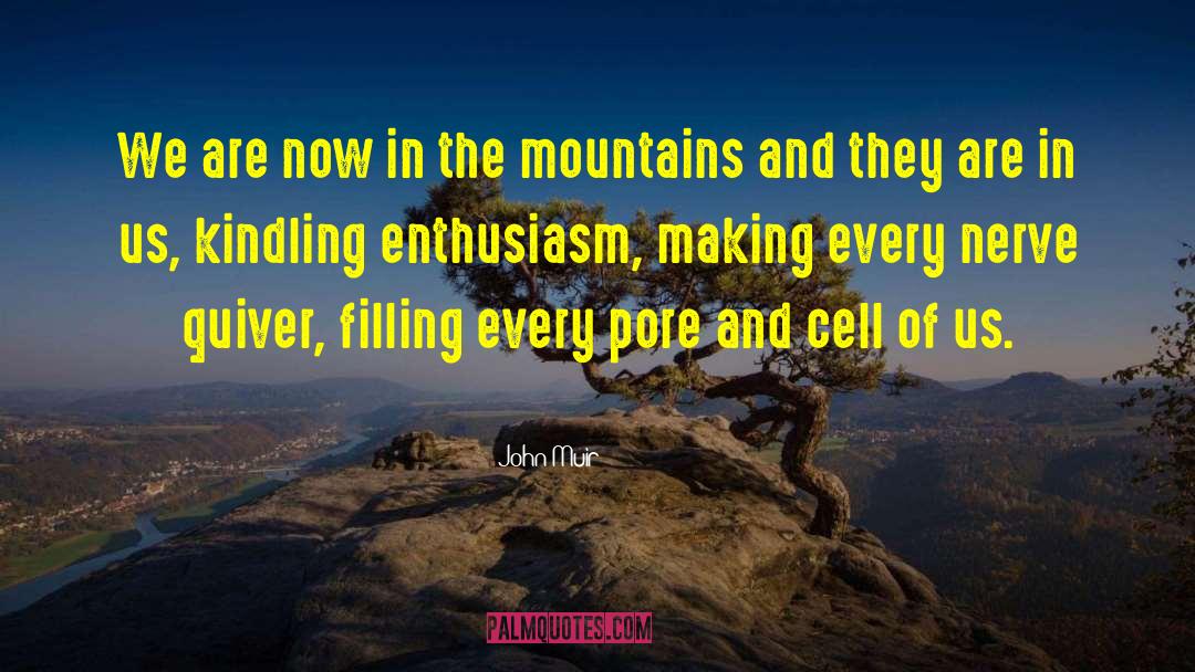 Kindling quotes by John Muir