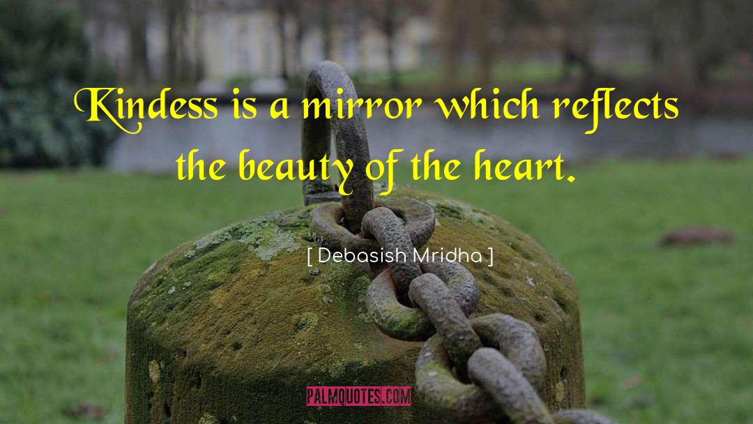 Kindness Is A Mirror quotes by Debasish Mridha