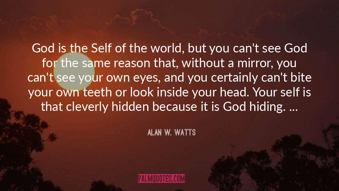 Kindness Is A Mirror quotes by Alan W. Watts