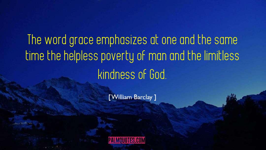 Kindness Of God quotes by William Barclay