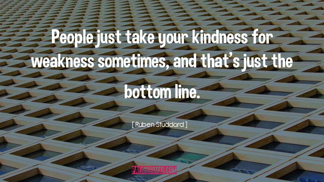 Kindness quotes by Ruben Studdard