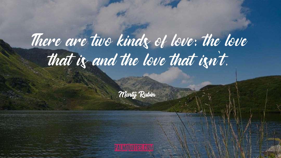 Kinds Of Love quotes by Marty Rubin