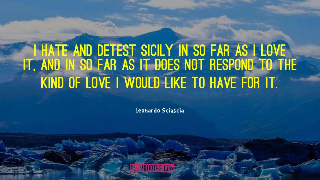 Kinds Of Love quotes by Leonardo Sciascia