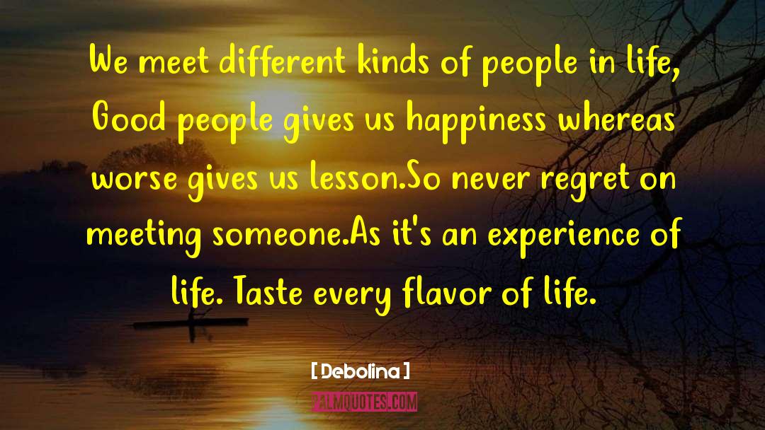 Kinds Of People quotes by Debolina