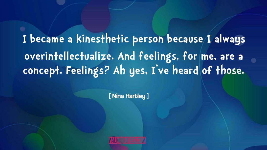 Kinesthetic quotes by Nina Hartley
