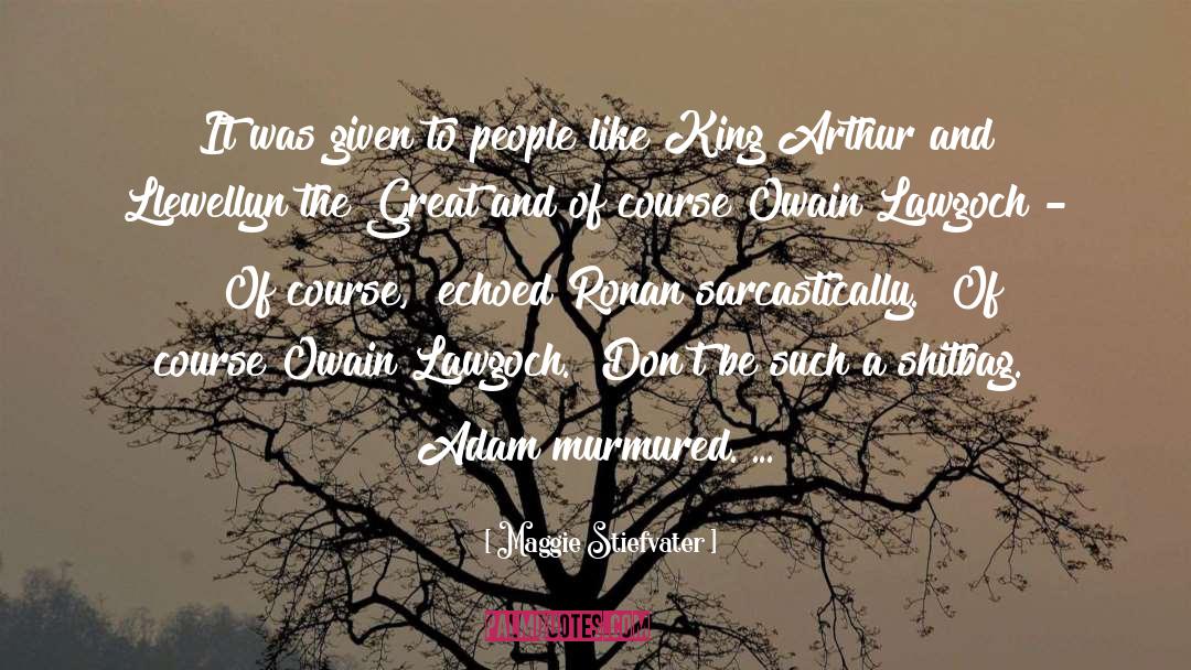 King Arthur quotes by Maggie Stiefvater