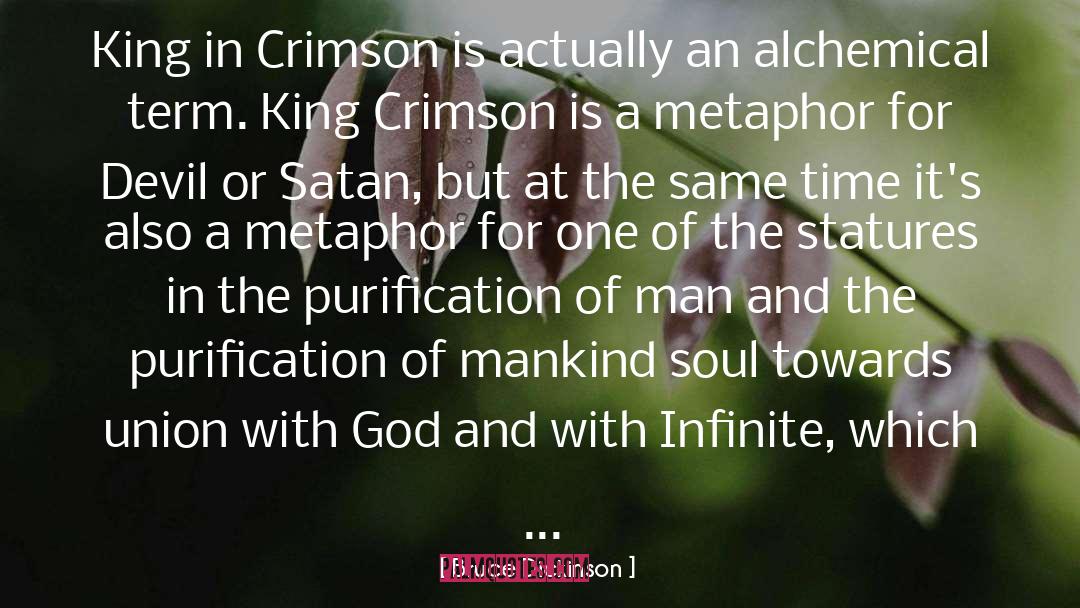 King Crimson quotes by Bruce Dickinson