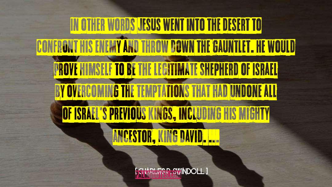 King David quotes by Charles R. Swindoll