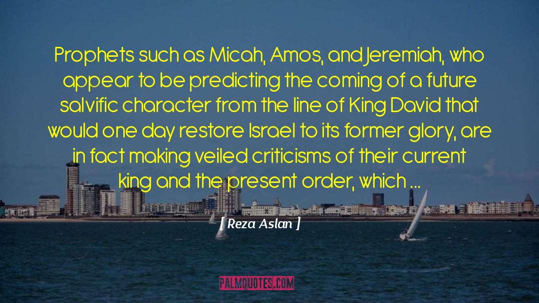 King David quotes by Reza Aslan