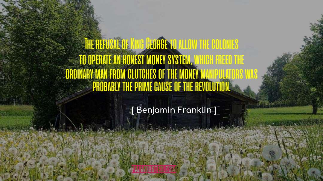 King George Iii quotes by Benjamin Franklin
