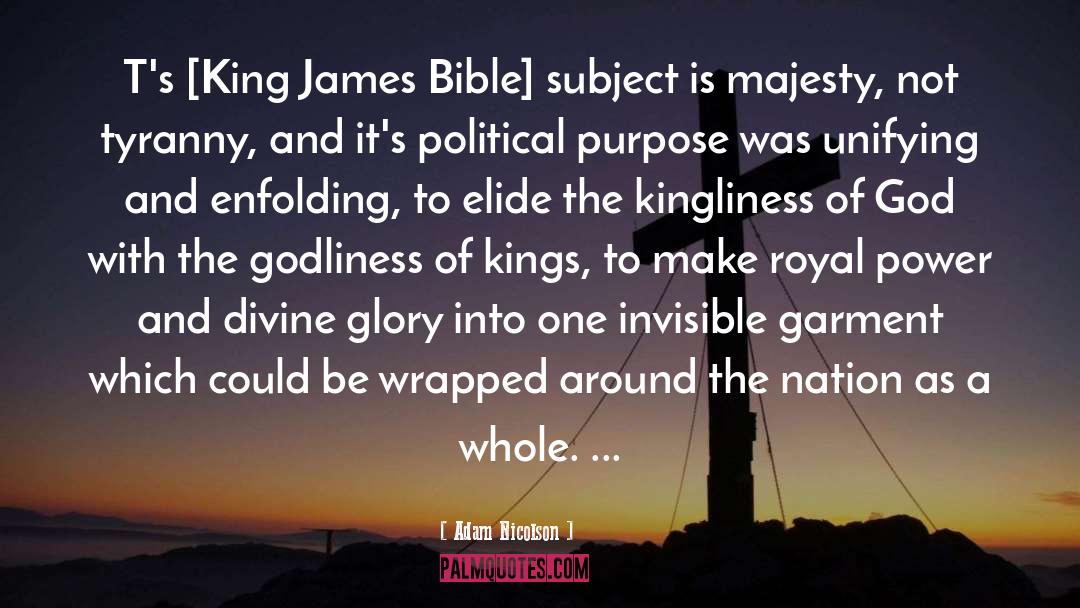 King James Bible quotes by Adam Nicolson