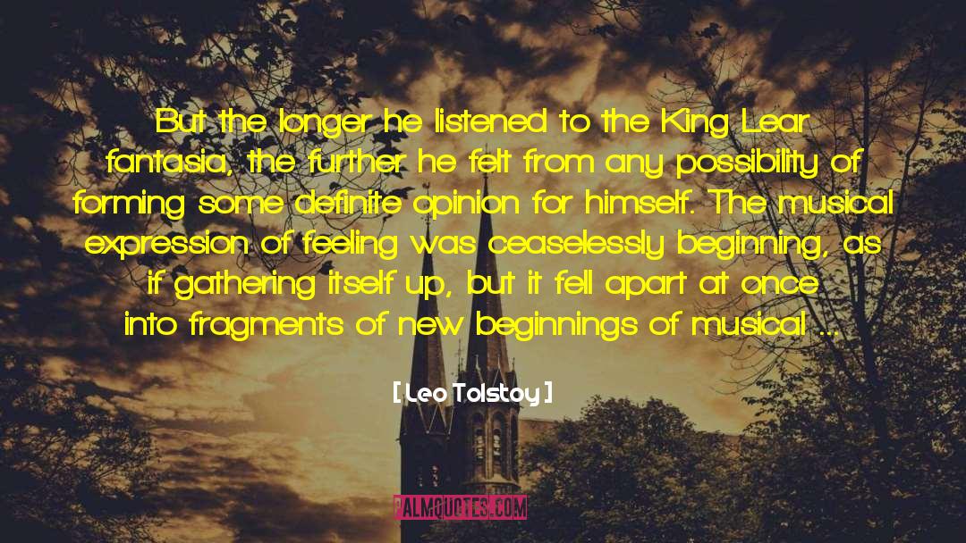 King Lear quotes by Leo Tolstoy
