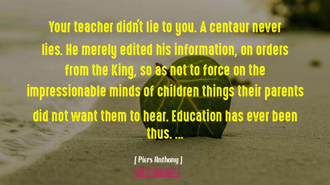 King Peggy quotes by Piers Anthony