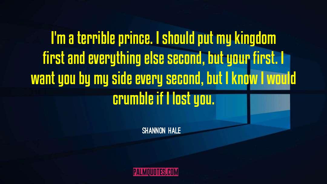 Kingdom First quotes by Shannon Hale
