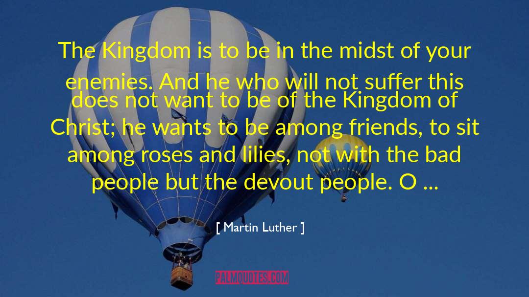 Kingdom Of Christ quotes by Martin Luther